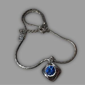 YSL vintage necklace with blue stone